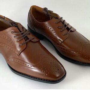 Classic Brown Leather Men's Brogues